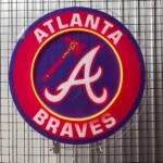 Atlanta Braves Neon Sign Tomahawk A Emblem 1