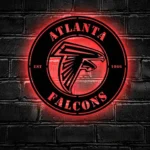 Atlanta Falcons Metal Sign Falcon Head Logo 1