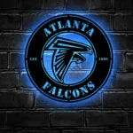 Atlanta Falcons Metal Sign Falcon Head Logo 1