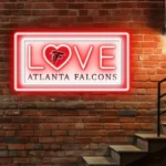 Atlanta Falcons Neon Sign Love Sign 1