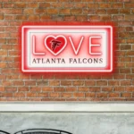 Atlanta Falcons Neon Sign Love Sign 1