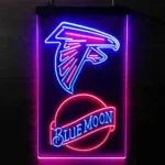 Atlanta Falcons Neon Sign Navy Moon Amp 1