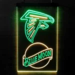Atlanta Falcons Neon Sign Navy Moon Amp 1