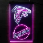 Atlanta Falcons Neon Sign Navy Moon Amp 1