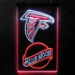 Atlanta Falcons Neon Sign Navy Moon Amp 1