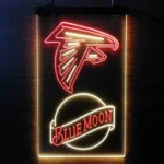 Atlanta Falcons Neon Sign Navy Moon Amp 1