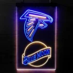 Atlanta Falcons Neon Sign Navy Moon Amp 1