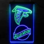 Atlanta Falcons Neon Sign Navy Moon Amp 1