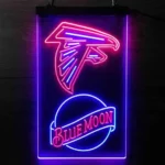 Atlanta Falcons Neon Sign Navy Moon Amp 1