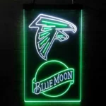Atlanta Falcons Neon Sign Navy Moon Amp 1