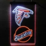 Atlanta Falcons Neon Sign Navy Moon Amp 1
