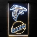 Atlanta Falcons Neon Sign Navy Moon Amp 1