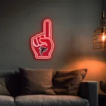 Atlanta Falcons Neon Sign Nfl Foam Finger 1