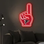 Atlanta Falcons Neon Sign Nfl Foam Finger 1