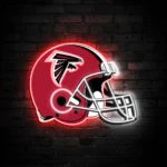 Atlanta Falcons Neon Sign Nfl Football Helmet Acrylic Led 1