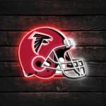 Atlanta Falcons Neon Sign Nfl Football Helmet Acrylic Led 1
