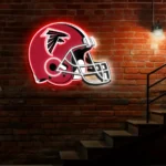 Atlanta Falcons Neon Sign Nfl Football Helmet Acrylic Led 1