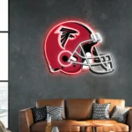 Atlanta Falcons Neon Sign Nfl Football Helmet Acrylic Led 1