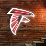 Atlanta Falcons Neon Sign Sharp Falcon Head 1