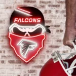 Atlanta Falcons Neon Sign Skull 1