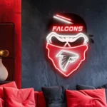 Atlanta Falcons Neon Sign Skull 1