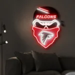 Atlanta Falcons Neon Sign Skull 1