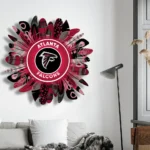 Atlanta Falcons Neon Sign Wreath 1