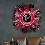 Atlanta Falcons Neon Sign Wreath 1