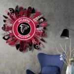 Atlanta Falcons Neon Sign Wreath 1