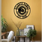 Atlanta Hawks Metal Sign Custom Nba 1