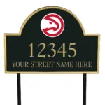 Atlanta Hawks Metal Sign Hawk Bird Emblem 1
