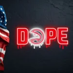 Atlanta Hawks Neon Sign Dripping Dope 1