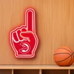 Atlanta Hawks Neon Sign Nba Foam Finger 1