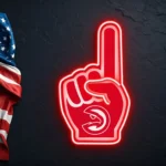 Atlanta Hawks Neon Sign Nba Foam Finger 1