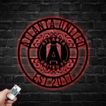 Atlanta United Metal Sign Custom Mls Fc 1