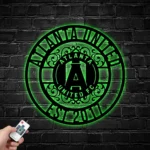 Atlanta United Metal Sign Custom Mls Fc 1
