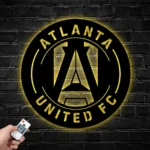 Atlanta United Metal Sign Fc Logo 1