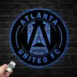 Atlanta United Metal Sign Fc Logo 1