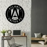 Atlanta United Metal Sign Fc Logo 1