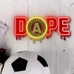 Atlanta United Neon Sign Dripping Dope Fc 1