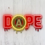 Atlanta United Neon Sign Dripping Dope Fc 1