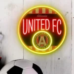 Atlanta United Neon Sign Fc Retro Acrylic 1