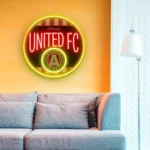 Atlanta United Neon Sign Fc Retro Acrylic 1