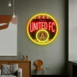 Atlanta United Neon Sign Fc Retro Acrylic 1