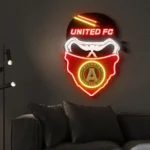 Atlanta United Neon Sign Fc Skull 1