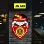 Atlanta United Neon Sign Fc Skull 1