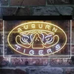 Auburn Tigers Neon Sign Tiger Face Glow 1