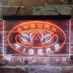 Auburn Tigers Neon Sign Tiger Face Glow 1