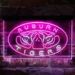 Auburn Tigers Neon Sign Tiger Face Glow 1
