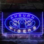 Auburn Tigers Neon Sign Tiger Face Glow 1